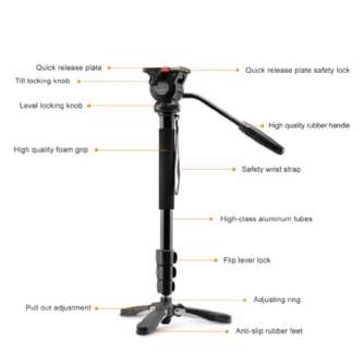 Monopods - Nest Video Monopod NT-329M H145 cm - quick order from manufacturer