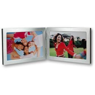 Рамки для фото - Zep Double Photo Frame 8702H1 Silver 2x 10x15 cm - быстрый заказ от производителя