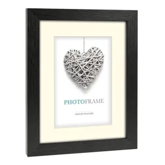 Foto rāmis - Zep Wooden Photo Frame V32465 Regent 5 Black 7x10 / 10x15 cm - ātri pasūtīt no ražotāja
