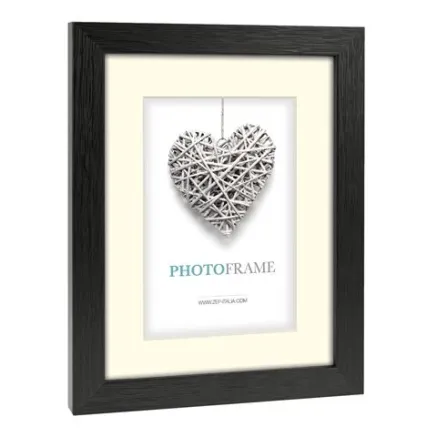 Zep Wooden Photo Frame V32465 Regent 5 Black 7x10 / 10x15 cm