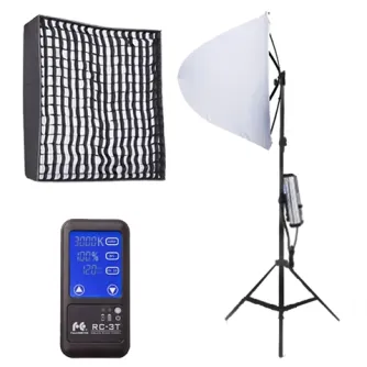 LED Gaismas paneļi - Falcon Eyes Bi-Color LED-Panel RX-24TDX Set 1 - ātri pasūtīt no ražotāja