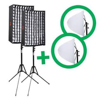 Light Panels - Falcon Eyes Flexible LED Panel RX-12T 30x45 cm Set 2 - quick order from manufacturer
