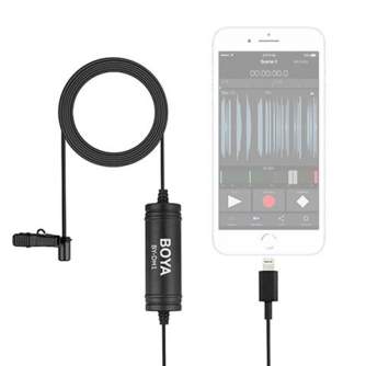 Микрофоны - Boya Lavalier Microphone BY-DM1 for iOS - купить сегодня в магазине и с доставкой