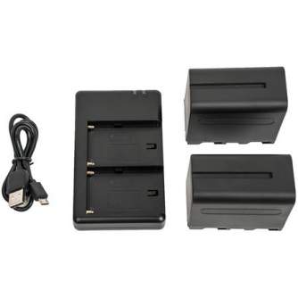 Vairs neražo - CAME-TV 2X CA-F970 Battery + FM50 USB Battery Charger Kit