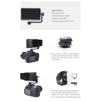 Аксессуары для LCD мониторов - MB01 Monitor 360°Rotation Bracket - купить сегодня в магазине и с доставкой