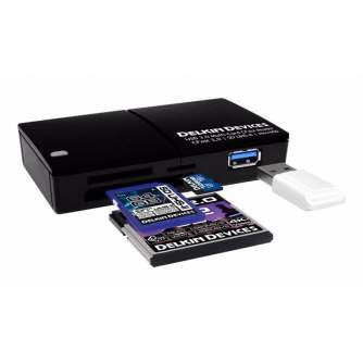 Memory Cards - DELKIN CARDREADER CFAST/SD/MICRO UHS-II (USB 3,0) - buy today in store and with delivery