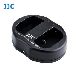 Discontinued - JJC B-LPE6 USB Dual Battery Charger for Nikon Canon LP-E6, LP-E6N