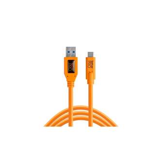 Cables - Tether Tools TETHERPRO USB 3.0 TO USB-C 4.6 M ORANGE - quick order from manufacturer