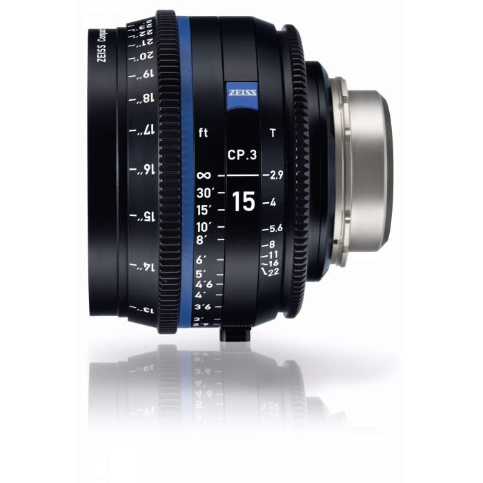 CINEMA Video Lences - ZEISS COMPACT PRIME CP,3 15MM T2,9 CANON EF - quick order from manufacturer
