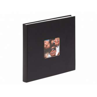 Photo Albums - WALTHER FUN ALBUM BLACK 26X25CM - quick order from manufacturer