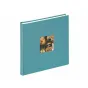 Photo Albums - Walther design GmbH&Co Album WALTHER FA-205-K Fun petrol green 26X25/40pages, white pages corners/splits book bound photo in cov - quick order from manufacturer