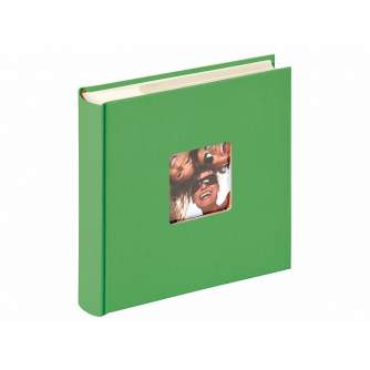 Фотоальбомы - Walther design GmbH&Co Album WALTHER ME-110-K Fun petrol green 10x15 200, white pages slip in book bound photo in 