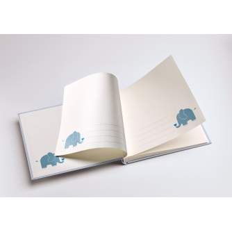 Photo Albums - WALTHER BABY ALBUM ANIMAL 28X25 CM BLUE - quick order from manufacturer