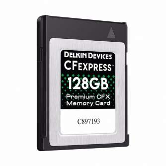 Atmiņas kartes - DELKIN CFEXPRESS POWER R1730/W1430 128GB R1600/W600 DCFX1-128 - perc šodien veikalā un ar piegādi