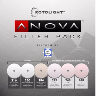 Gaismas veidotāji - ROTOLIGHT REPLACEMENT FILTER PACK FOR ANOVA PRO - ātri pasūtīt no ražotāja