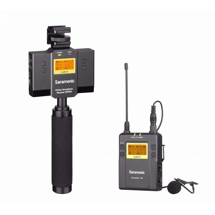 Беспроводные петличные микрофоны - Saramonic UwMic9 Kit 12 (SP-RX9 + TX9) - быстрый заказ от производителя