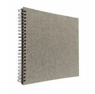 Albumi - FOCUS BASE LINE CANVAS WIRE-O 30X30 GREY - ātri pasūtīt no ražotājaAlbumi - FOCUS BASE LINE CANVAS WIRE-O 30X30 GREY - ātri pasūtīt no ražotāja