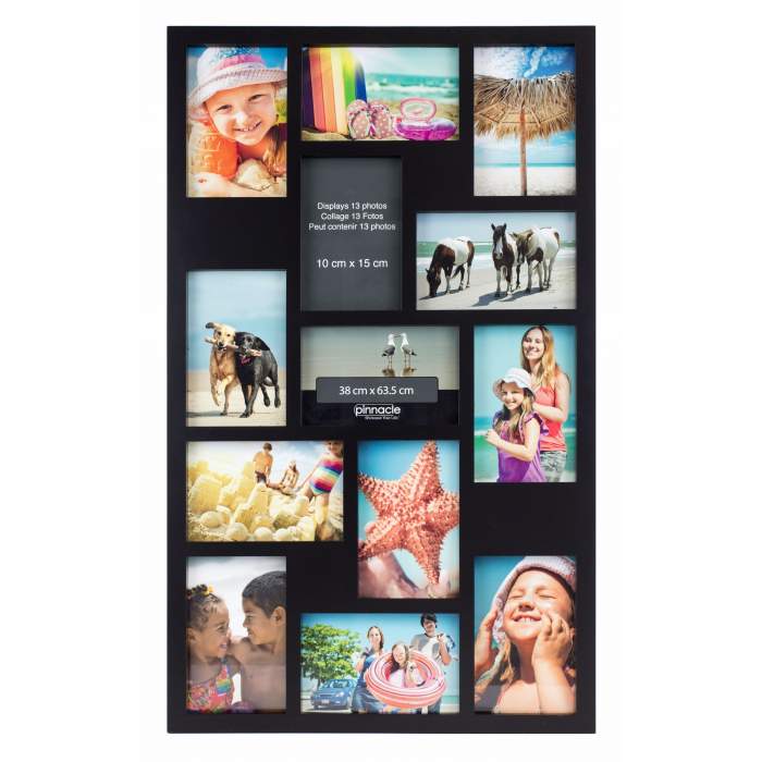 Photo Frames - FOCUS COLLAGE 13 PICTURES BLACK - quick order from manufacturer