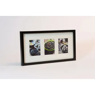Foto rāmis - FOCUS VIVALDI BLACK 3-COLLAGE 15X20 - ātri pasūtīt no ražotāja