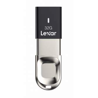Zibatmiņas - LEXAR JUMPDRIVE FINGERPRINT - USB 3,0 128GB - ātri pasūtīt no ražotāja