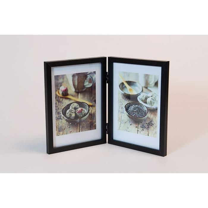 Photo Frames - FOCUS ROCK BLACK DOUBLE 10X15 - quick order from manufacturer