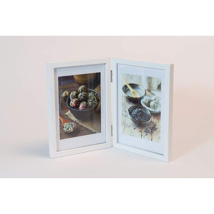 Photo Frames - FOCUS ROCK WHITE DOUBLE 13X18 - quick order from manufacturer