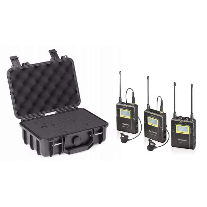 Bezvadu audio sistēmas - SARAMONIC UWMIC9 (TX9 +TX9 +RX9) W/ CASE SR-C8 - ātri pasūtīt no ražotāja