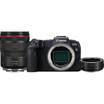 Mirrorless Cameras - Canon EOS RP Body + RF 24-105mm f/4L IS USM lens + Mount Adapter EF-EOS R - quick order from manufacturer