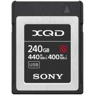 Memory Cards - SONY 240GB XQD MEMORY CARD G SERIES 440MB/S - quick order from manufacturer