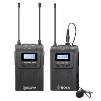 Bezvadu piespraužamie mikrofoni - Boya UHF Lavalier Microphone Wireless BY-WM8 Pro-K1 - ātri pasūtīt no ražotāja