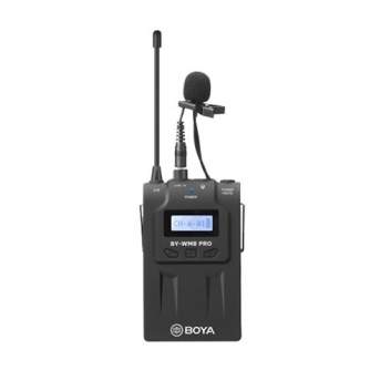 Bezvadu piespraužamie mikrofoni - Boya UHF Lavalier Microphone Wireless BY-WM8 Pro-K1 - ātri pasūtīt no ražotāja