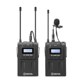 Bezvadu piespraužamie mikrofoni - Boya UHF Lavalier Microphone Wireless BY-WM8 Pro-K1 - ātri pasūtīt no ražotāja