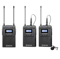 Bezvadu audio sistēmas - Boya UHF Dual Lavalier Microphone Wireless BY-WM8 Pro-K2 - ātri pasūtīt no ražotājaBezvadu audio sistēmas - Boya UHF Dual Lavalier Microphone Wireless BY-WM8 Pro-K2 - ātri pasūtīt no ražotāja