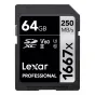 Atmiņas kartes - LEXAR PROFESSIONAL SDHC / SDXC 1667X UHS-II 64GB - ātri pasūtīt no ražotāja