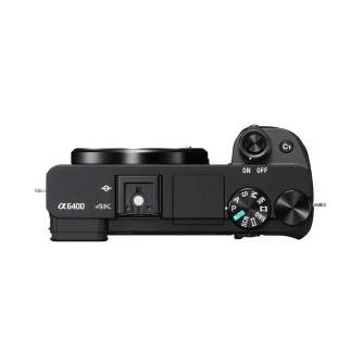 Mirrorless Cameras - Sony A6400 16-50mm E-mount camera KIT black with APS-C Sensor - buy today in store and with delivery