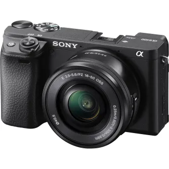 Mirrorless Cameras - Sony A6400 16-50mm E-mount camera KIT black with APS-C Sensor - quick order from manufacturer Best choise selected by experts