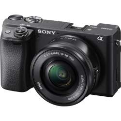 Mirrorless Cameras - Sony A6400 16-50mm E-mount camera KIT silver with APS-C Sensor - buy today in store and with delivery