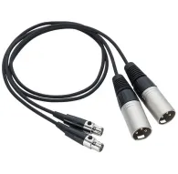 Audio cables, adapters - Zoom TXF-8 TA3 to XLR Cable for F8/F8n Multi-Track Field Recorder - quick order from manufacturerAudio cables, adapters - Zoom TXF-8 TA3 to XLR Cable for F8/F8n Multi-Track Field Recorder - quick order from manufacturer
