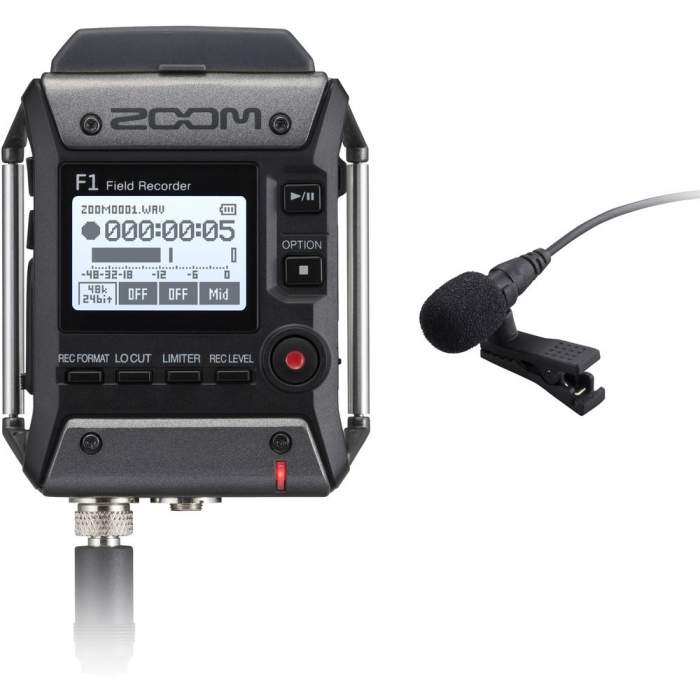 Microphones - Zoom LMF-2 Lavalier Microphone for F1 - buy today in store and with delivery