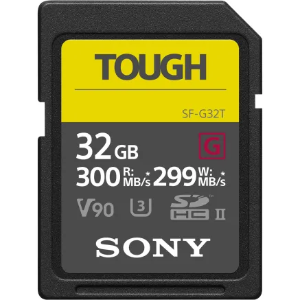 Sony 32GB SF-G Tough Series UHS-II SDHC Memory Card