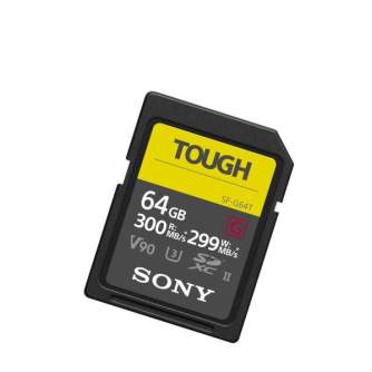 Карты памяти - Sony memory card SDXC 64GB G Tough UHS-II C10 U3 V90 SF64TG - быстрый заказ от производителя