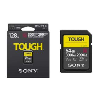 Atmiņas kartes - Sony atmiņas karte SDXC 64GB G Tough UHS-II C10 U3 V90 SF64TG - ātri pasūtīt no ražotāja