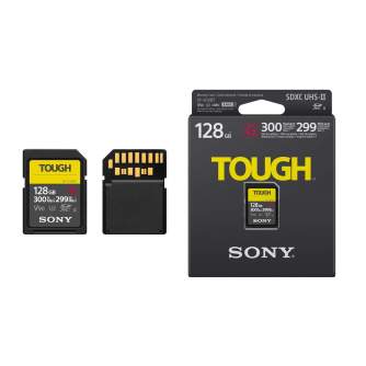 Atmiņas kartes - Sony 128GB SF-G Tough Series UHS-II SDHC Memory Card - ātri pasūtīt no ražotāja