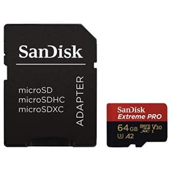 Discontinued - SanDisk Extreme PRO microSDXC UHS-I V30 A2 170MB/s 64GB (SDSQXCY-064G-GN6MA)
