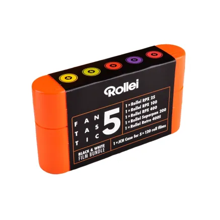 Rollei Fantastic 5 | Black & White 120 Roll Film Bundle