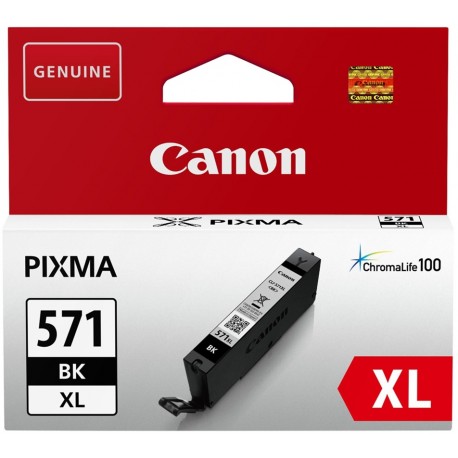 Printeri un piederumi - Canon tintes kasetne CLI-571XL, melna 0331C001 - ātri pasūtīt no ražotāja