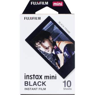 Instantkameru filmiņas - FUJIFILM Colorfilm instax mini BLACK FRAME Film (10 Exposures) - perc šodien veikalā un ar piegādi
