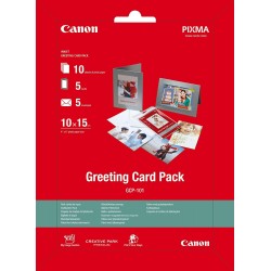 Фотобумага для принтеров - Фотобумага Canon GCP-101 10x15 Greeting Card 170г 10 листов 0775B077 - быстрый заказ от производителя