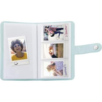 Photo Albums - Fujifilm Instax album Striped 108, ice blue - quick order from manufacturer