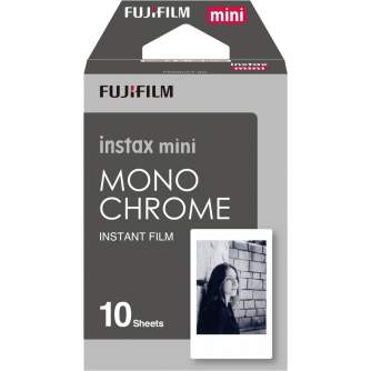 Instantkameru filmiņas - FUJIFILM Monochrome film instax mini (10PK) - perc šodien Master Foto veikalā un ar piegādi Profesionāļu labākā izvēle